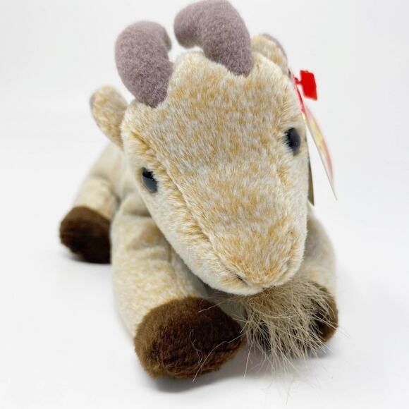 TY Vintage Goat "Goatee" Beanie Baby - Picture 1 of 11